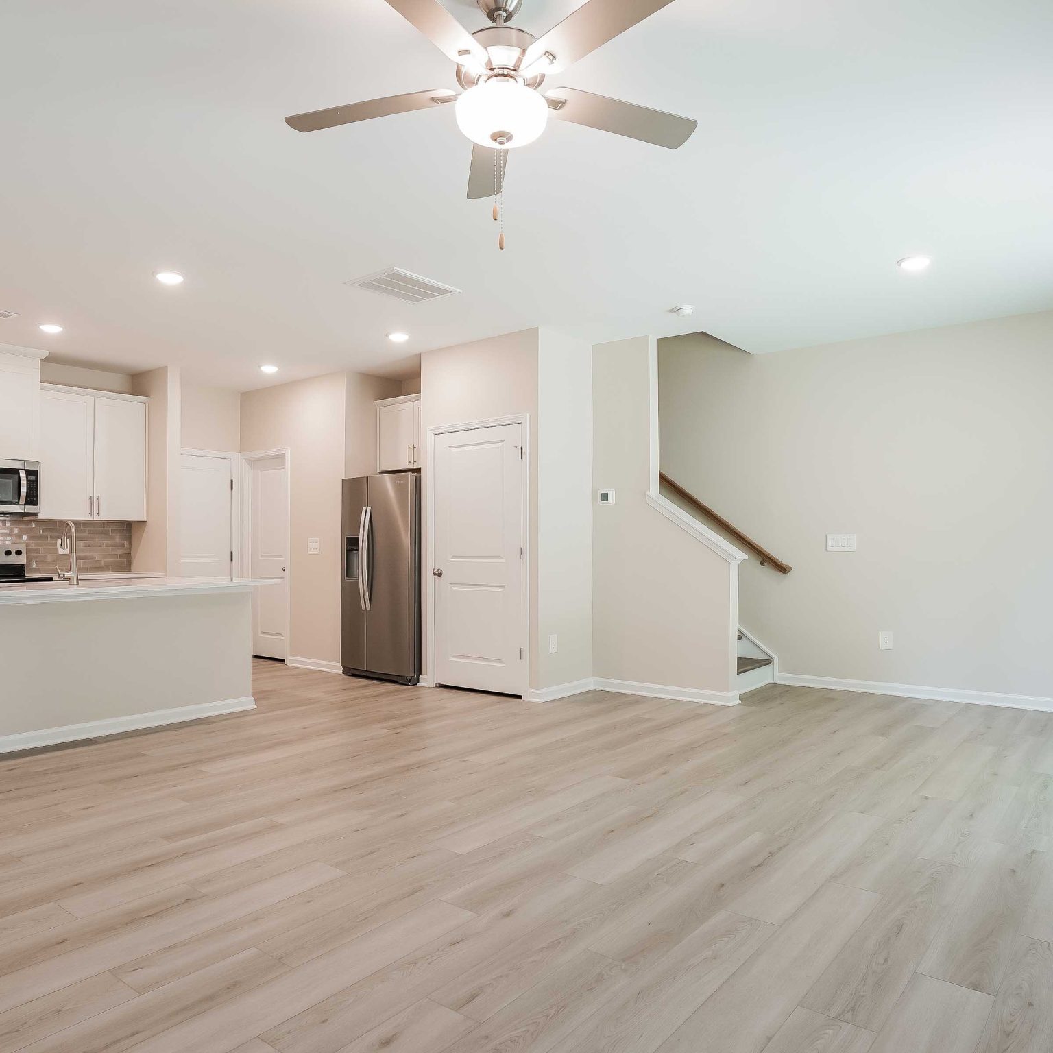 Luxury vinyl plank flooring