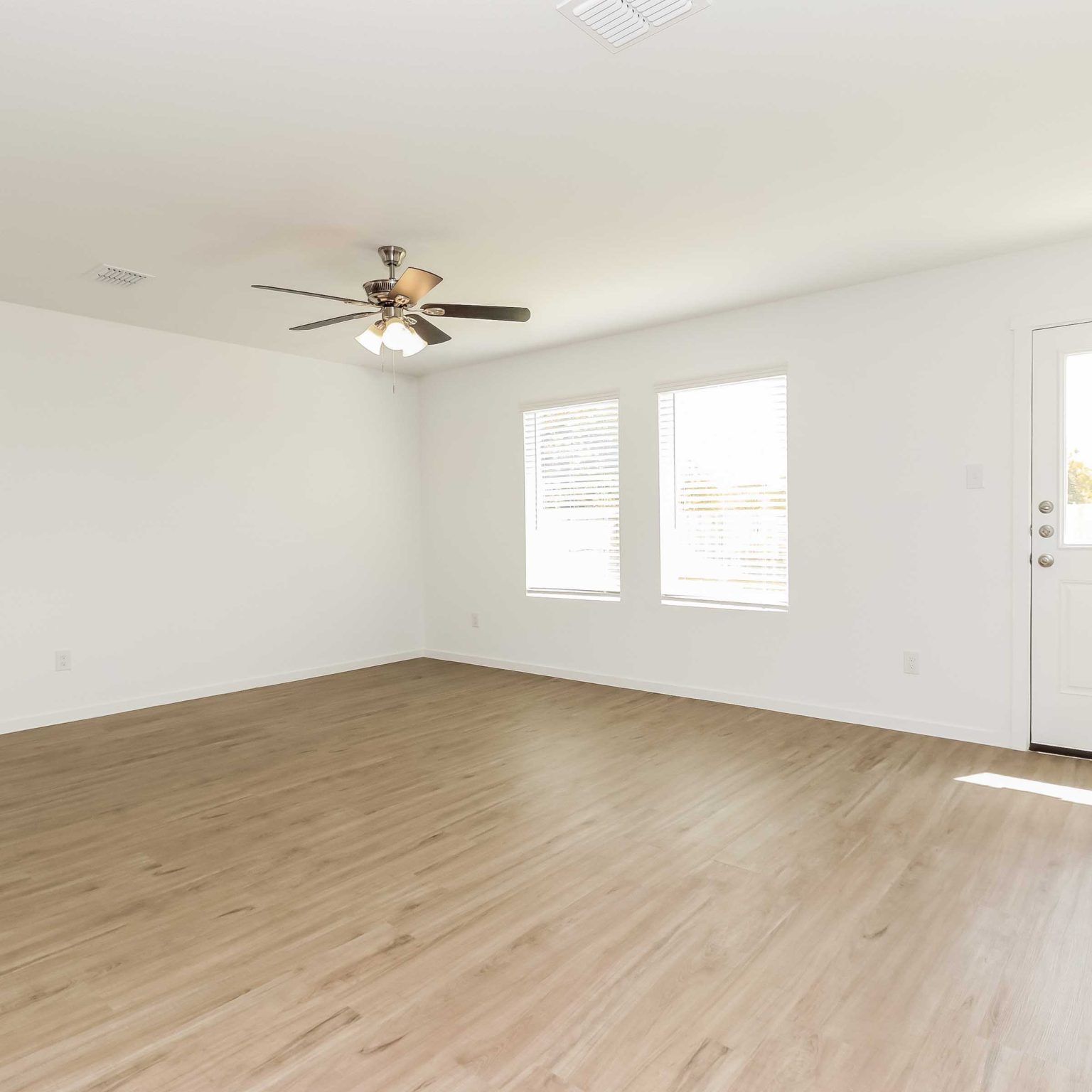 Luxury vinyl plank flooring