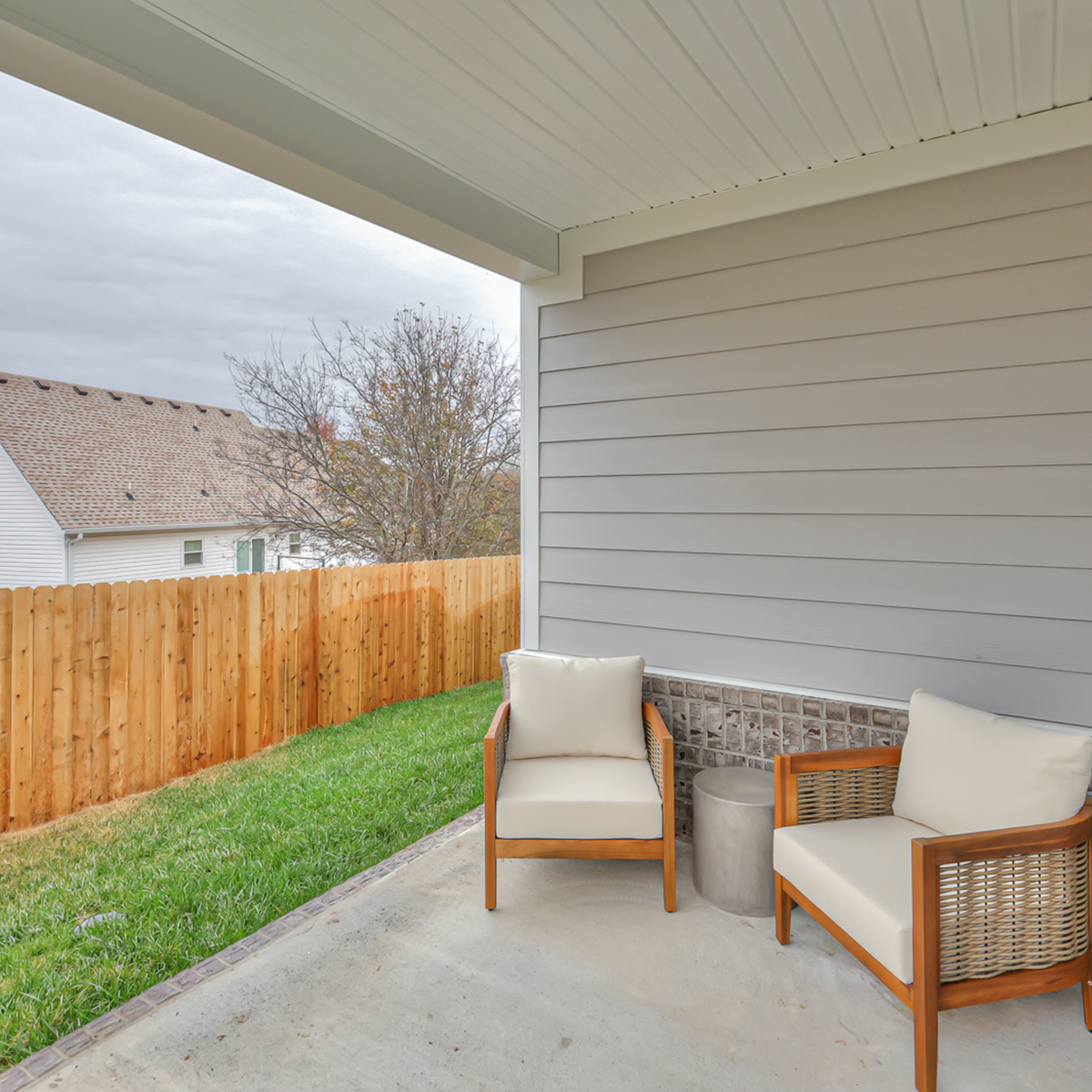Private patio