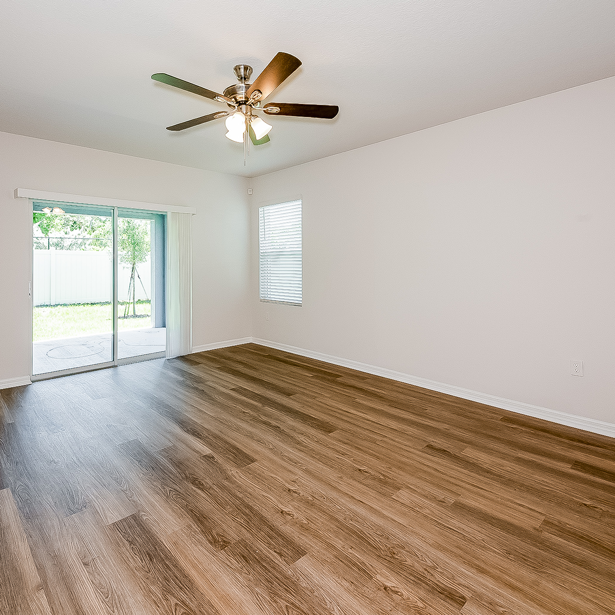 Luxury vinyl plank flooring