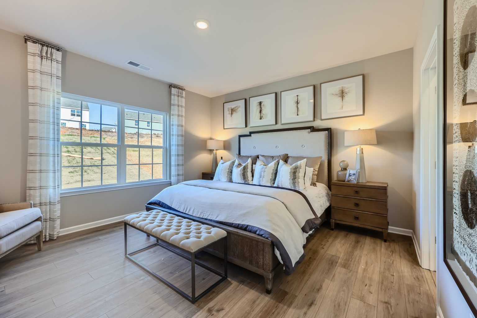 Spacious bedrooms